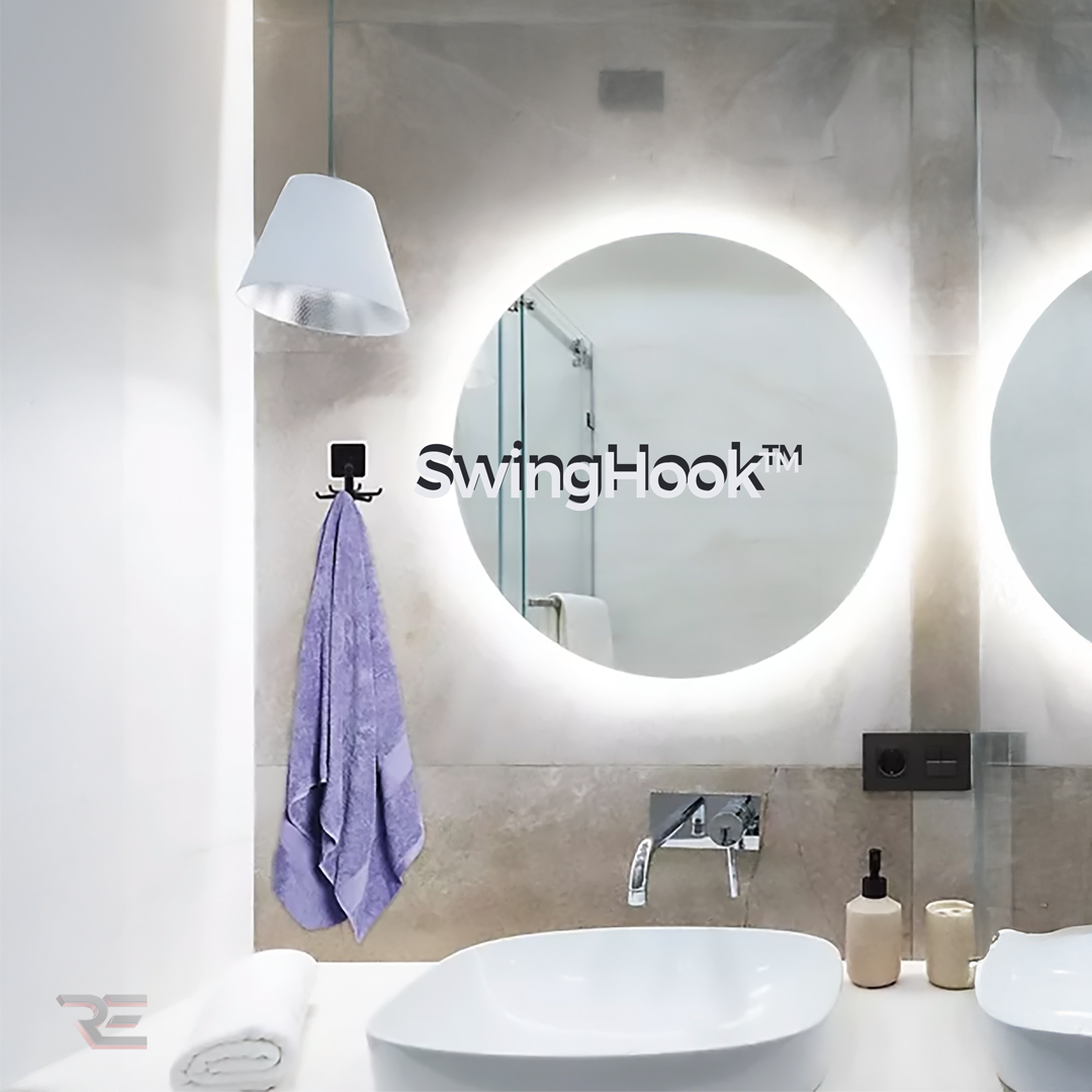 SwingHook™ – Cuélgalo, gíralo y olvídate del desorden. 🎯